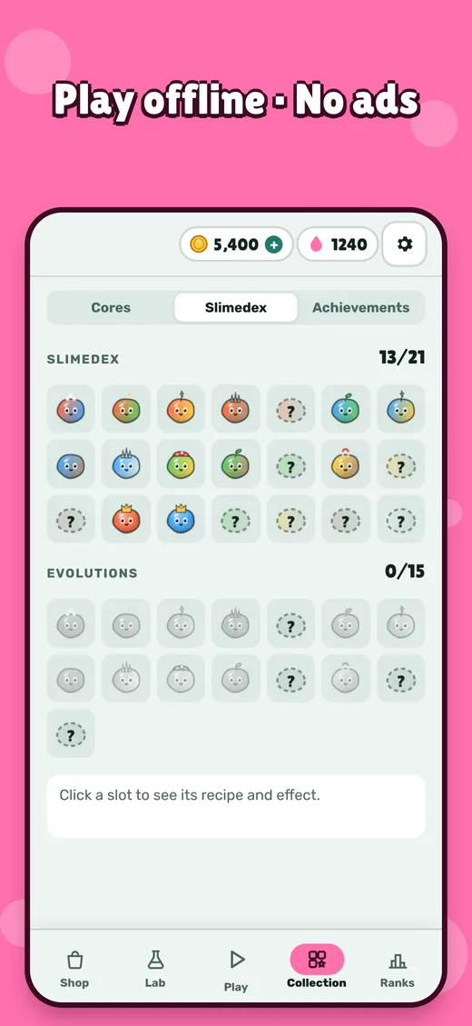 The Slimedex collection